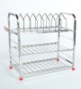 Stainless Steel Silver 24 x 18 Inches Kitchen Rack