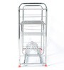 Stainless Steel Silver 24 x 24 Inches Kitchen Rack