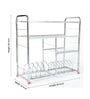 Stainless Steel Silver 24 x 24 Inches Kitchen Rack