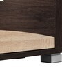 Fusion TV Console in Dark Brown & Sonoma Oak for TVs up to 65"