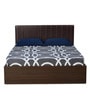 Fusion King Size Bed in Walnut Finish with Box Storage