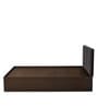 Fusion King Size Bed in Walnut Finish with Box Storage