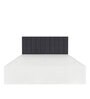Fusion King Size Upholstered Bed with Box Storage in White & Grey Colour