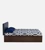 Fusion Queen Size Bed in Grey & Walnut Finish with Box Storage