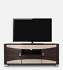 Fusion TV Console in Dark Brown & Sonoma Oak for TVs up to 65"