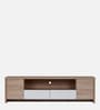 Fusion TV Console for TVs in Oak & Glossy White Finish for TVs up to 65"
