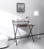 Futura Foldable Study Table in Asian Dark Finish