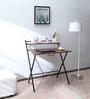 Futura Foldable Study Table in Asian Dark Finish