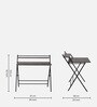 Futura Folding Study Table in Coach Wood Finish