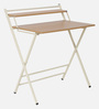 Futura Folding Study Table in Steam Beech Finish