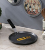 Futura Hard Anodized Flat Tawa with Plastic Handle