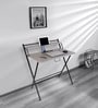 Futura Premium Folding Study Table in Slate Grey Finish