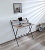 Futura Premium Folding Study Table in Slate Grey Finish