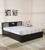 Fynn Queen Size Bed in Wenge Finish with Box Storage