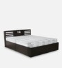 Fynn Queen Size Bed in Wenge Finish with Box Storage
