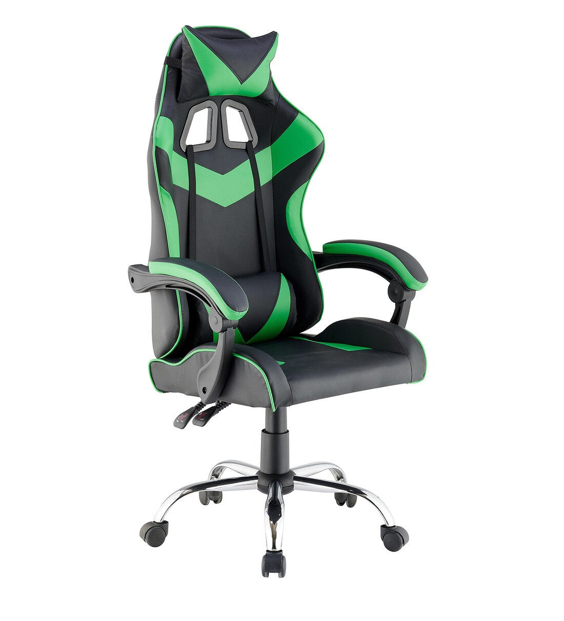 Buy Gaming Ergonomic Chair in Green & Black Colour by Bantia Furniture