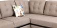 Garcia LHS 3 Seater Sofa with Lounger in Brown colour
