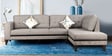 Garcia LHS 3 Seater Sofa With Lounger In Grey Colour