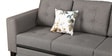 Garcia LHS 3 Seater Sofa With Lounger In Grey Colour