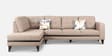 Garcia RHS 3 Seater Sofa With Lounger In Brown Colour
