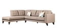 Garcia RHS 3 Seater Sofa With Lounger In Brown Colour