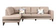 Garcia RHS 3 Seater Sofa With Lounger In Brown Colour