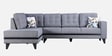 Garcia Sylo Fabric RHS Sectional Sofa ( 3+ Lounger) In Grey Colour