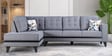 Garcia Sylo Fabric RHS Sectional Sofa ( 3+ Lounger) In Grey Colour
