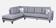 Garcia Sylo Fabric RHS Sectional Sofa ( 3+ Lounger) In Grey Colour