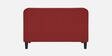 Garnet Fabric 2 Seater Sofa In Red Colour