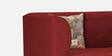 Garnet Fabric 2 Seater Sofa In Red Colour