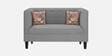 Garnet Fabric 2 Seater Sofa In Royal Grey Colour