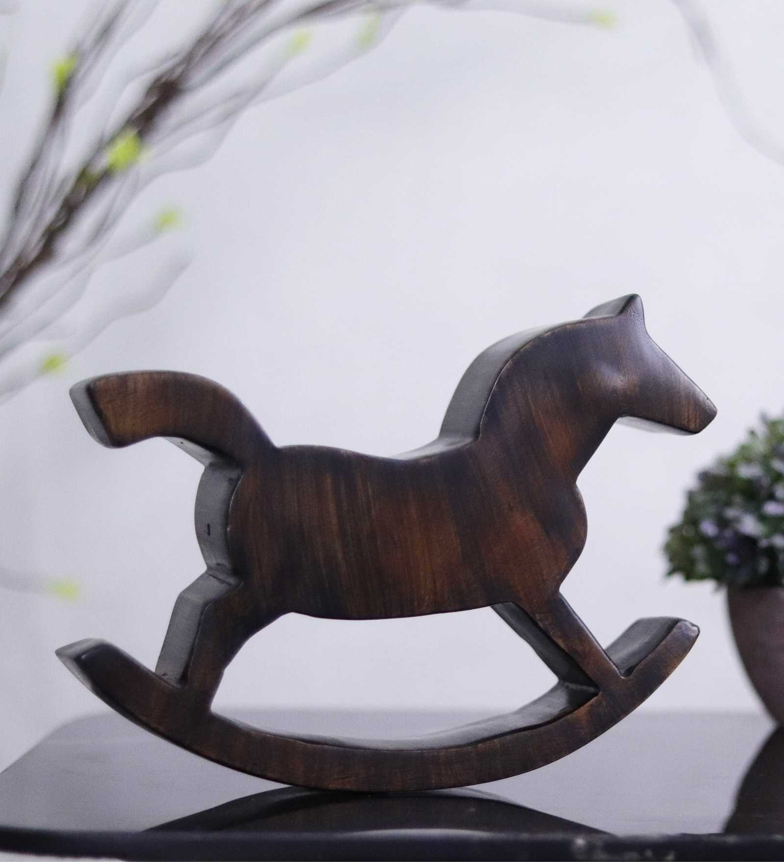 Gallop Glide Horse Artifact (Brown)