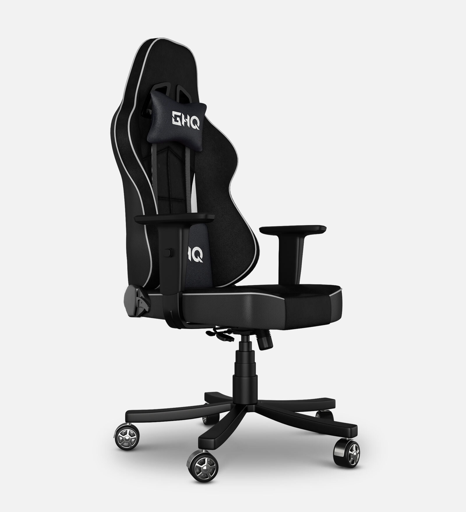 Buy Overpowered Gaming Chair in Black and Grey Colour by Gaming HQ ...