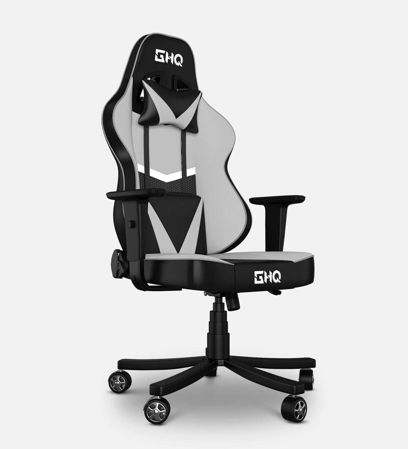 Buy Sega Gaming Chair in Black and Light Grey Colour by Gaming HQ