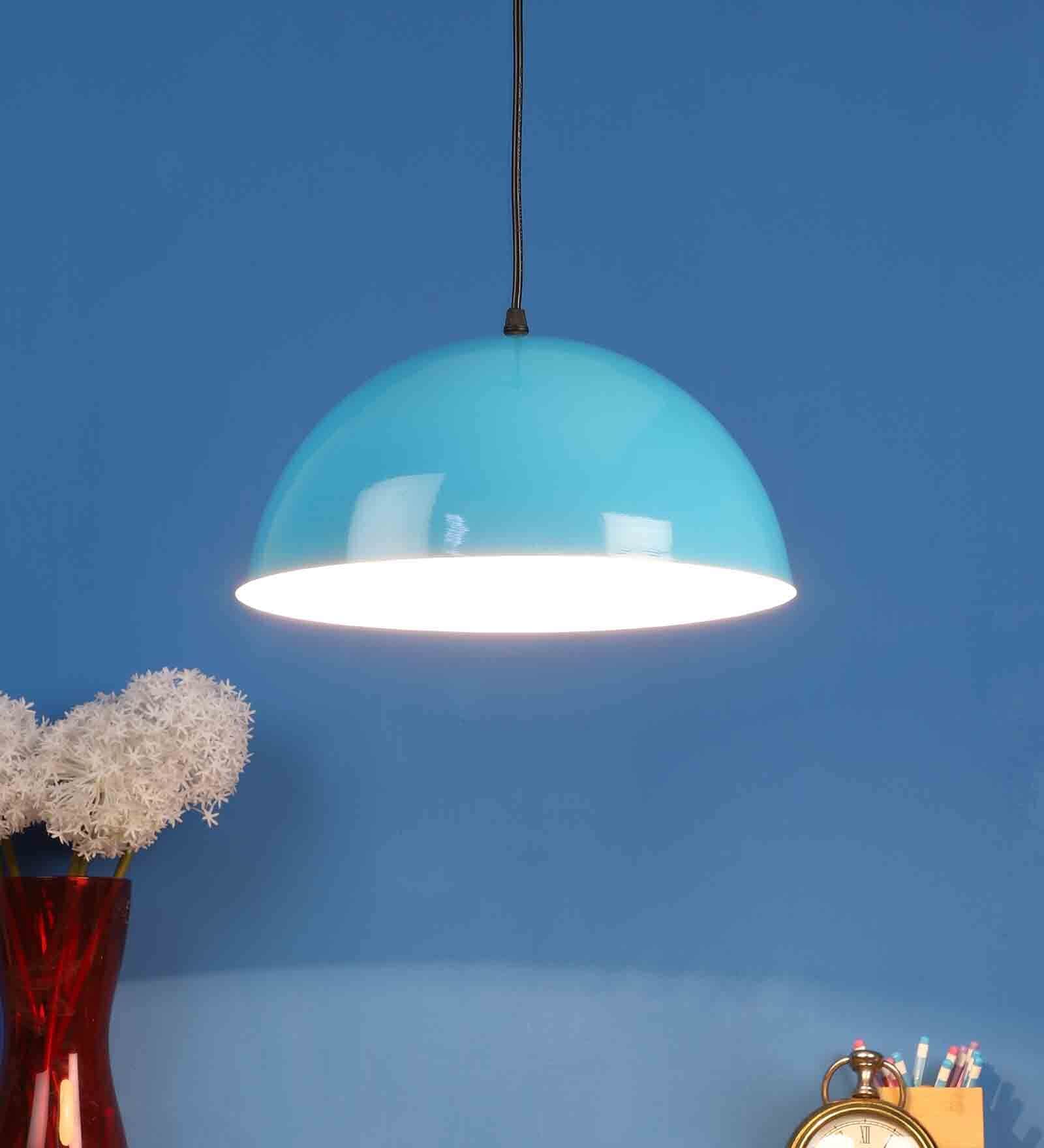 Octave Ganja Blue Metal Hanging Light