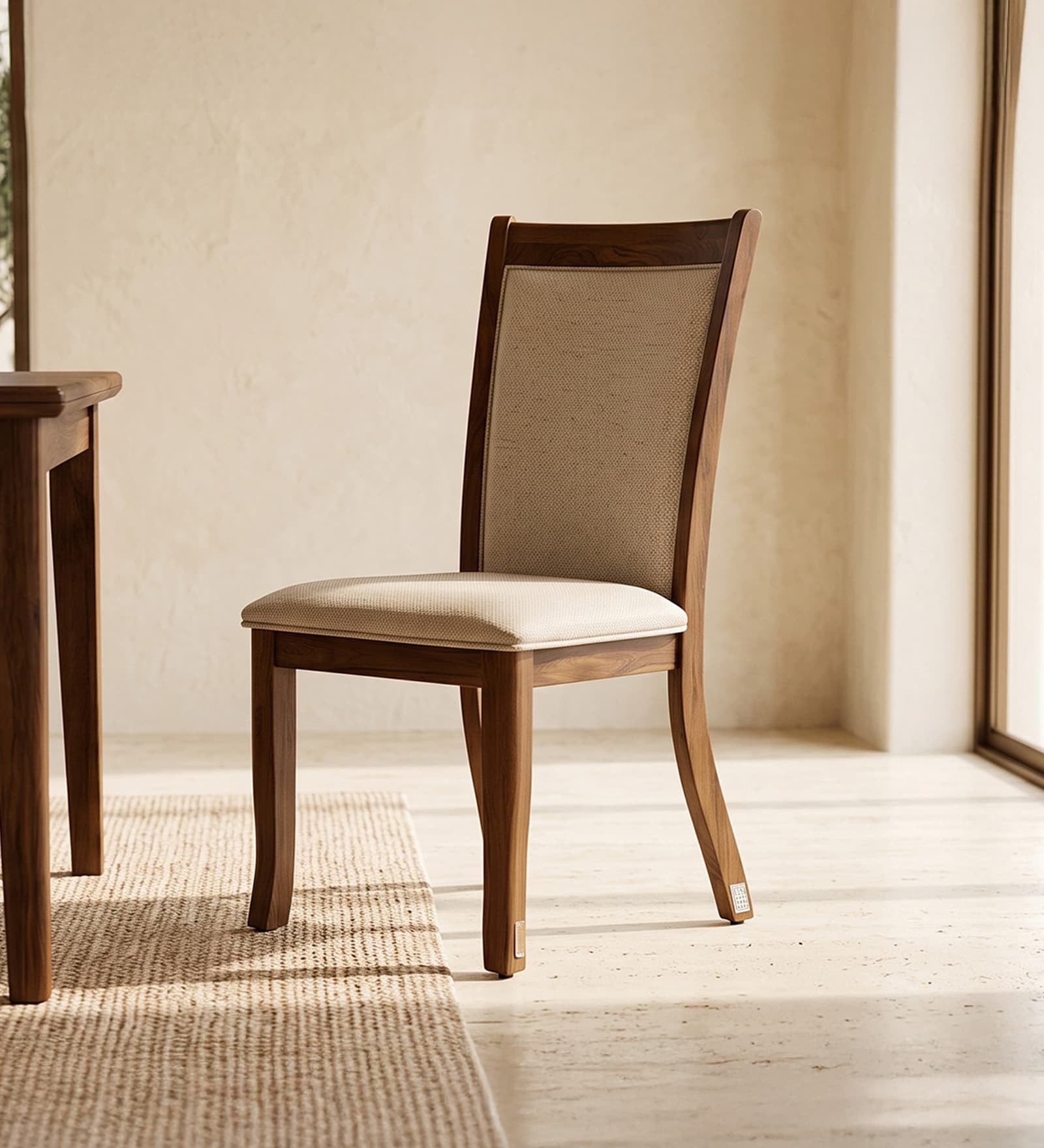 Garnet Dining Chair In Teak Wood Finish Garnet Dining Chair In Teak Wood Finish