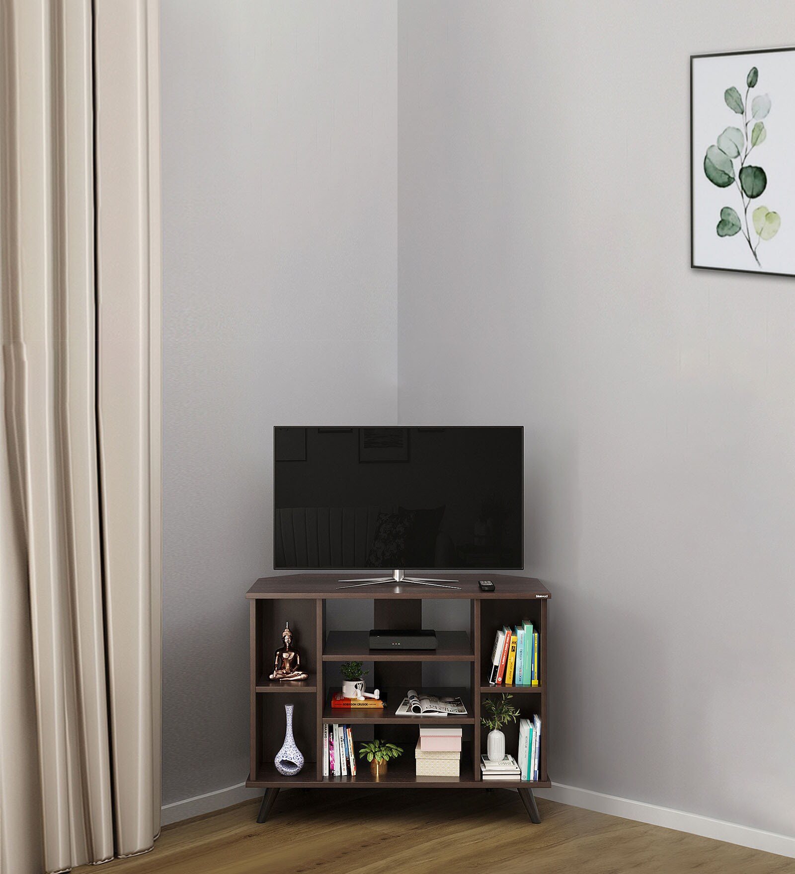 Gautier TV Console in Wenge Finish Gautier TV Console in Wenge Finish
