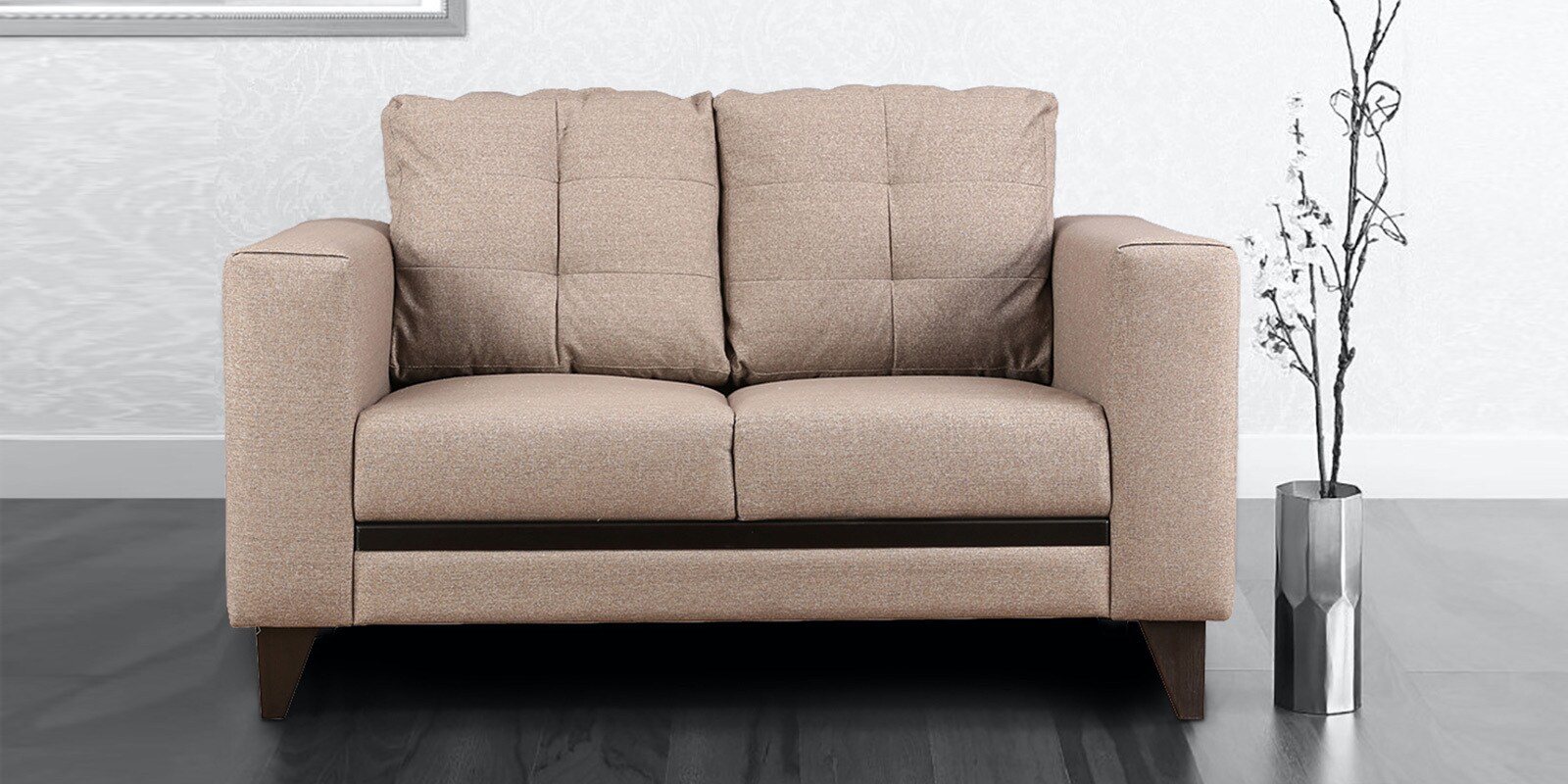 Garcia 2 Seater Sofa in Brown Colour