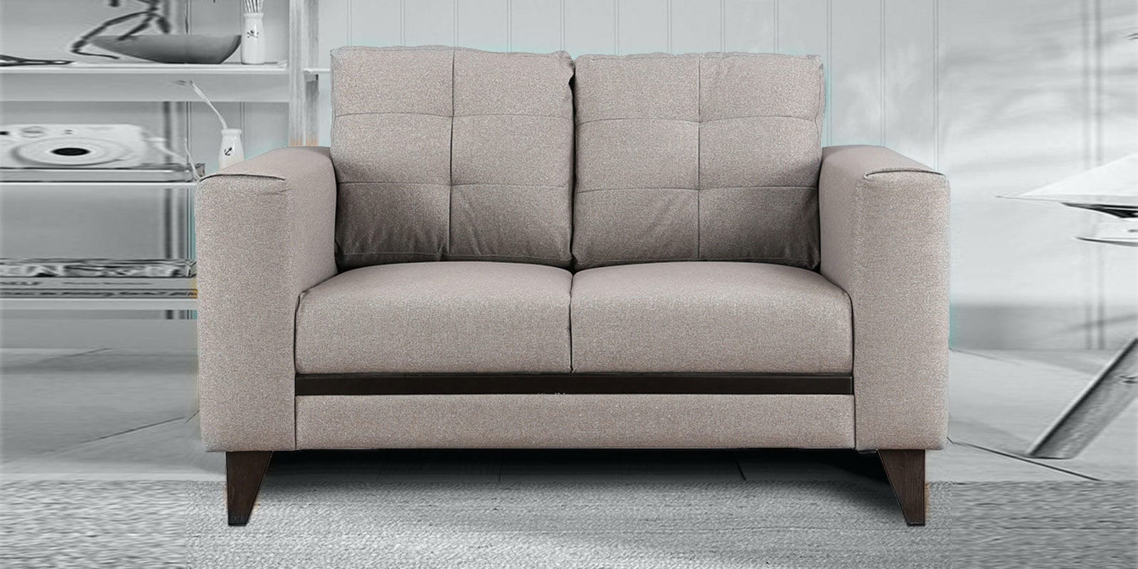 Garcia 2 Seater sofa in Grey Colour