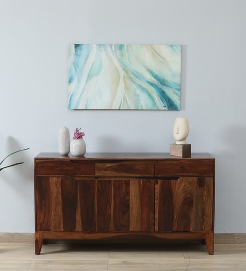 Gabriella Sheesham Wood Sideboard In Provincial Teak Finish With Drawers