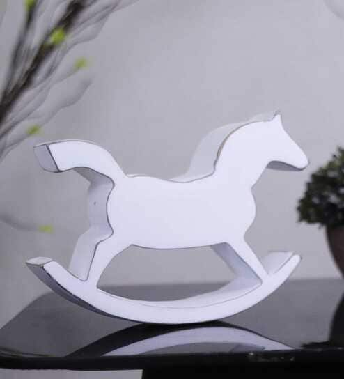 Gallop Glide White Horse Artifact