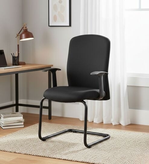 Gary Cantiliver Chair in Black Colour