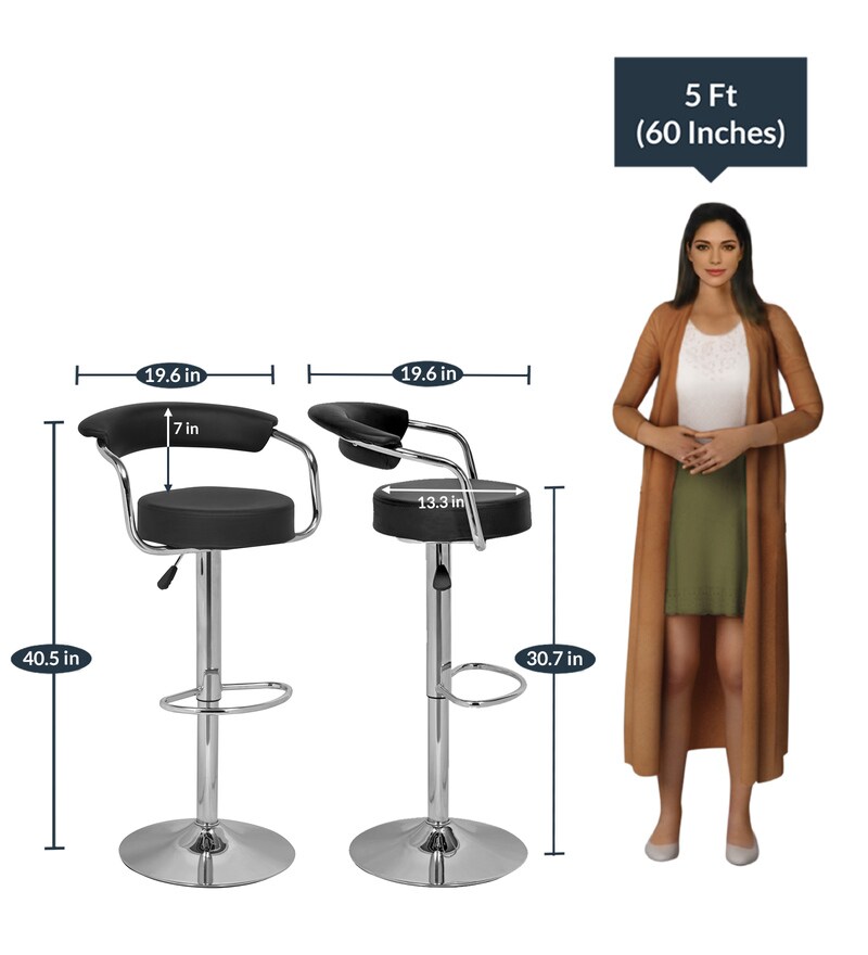 nilkamal galaxy bar stool