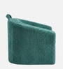 Gabriel Puffy Organic Kids Lounge Chair In Olive Green Colour