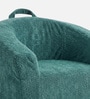 Gabriel Puffy Organic Kids Lounge Chair In Olive Green Colour