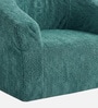 Gabriel Puffy Organic Kids Lounge Chair In Olive Green Colour