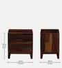 Gabriella Sheesham Wood Bedside Table In Provincial Teak Finish With Drawer