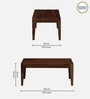 Gabriella Sheesham Wood Coffee Table In Provincial Teak Finish