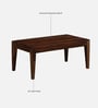 Gabriella Sheesham Wood Coffee Table In Provincial Teak Finish